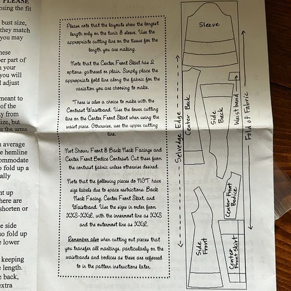 Serendipity Studio No. 114 The Princess Tunic sewing pattern New uncut - Picture 6 of 9